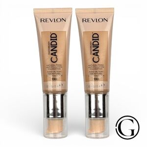 2 PACK Revlon PhotoReady Candid Foundation- 130 Ivory
